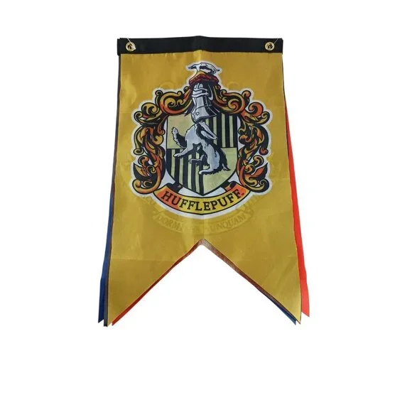 Conquest Journals Set Of 5 Harry Potter Wizard House Banner Flags 12" x 20" - Picture 4 of 5